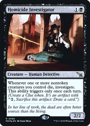 {R} Homicide Investigator [Murders at Karlov Manor Prerelease Promos][PR MKM 086]