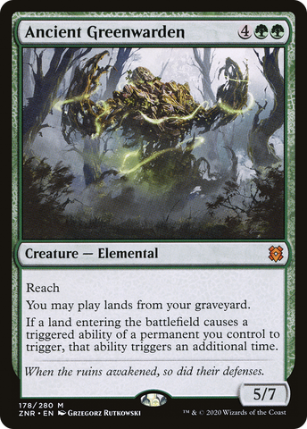 {R} Ancient Greenwarden [Zendikar Rising][ZNR 178]