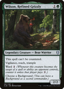 {C} Wilson, Refined Grizzly [Commander Legends: Battle for Baldur's Gate][CLB 261]