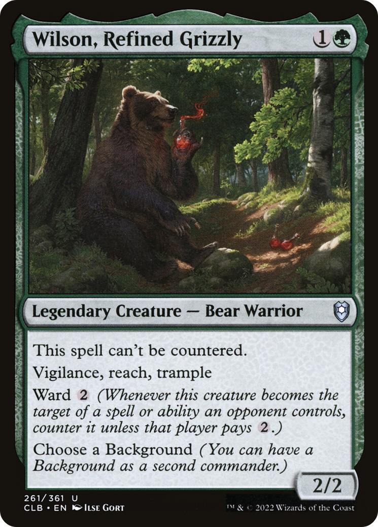 {C} Wilson, Refined Grizzly [Commander Legends: Battle for Baldur's Gate][CLB 261]