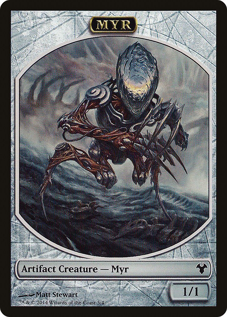 {T} Myr Token [Modern Event Deck 2014 Tokens][TMD1 003] - Misty Mountain Games