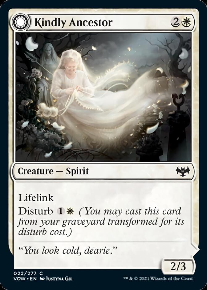 {C} Kindly Ancestor // Ancestor's Embrace [Innistrad: Crimson Vow][VOW 022]