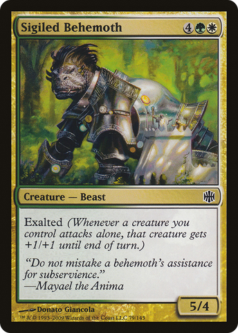 {C} Sigiled Behemoth [Alara Reborn][ARB 079]