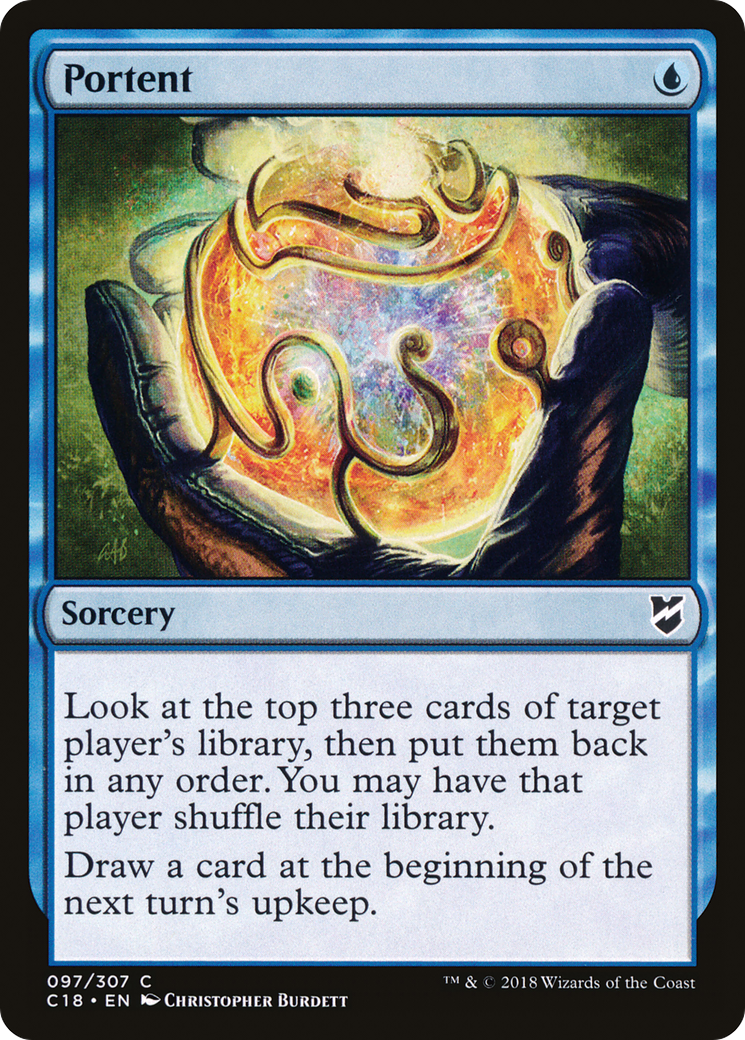 {C} Portent [Commander 2018][C18 097]