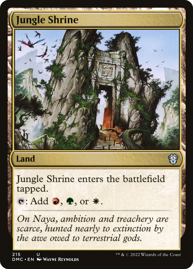 {C} Jungle Shrine [Dominaria United Commander][DMC 215]