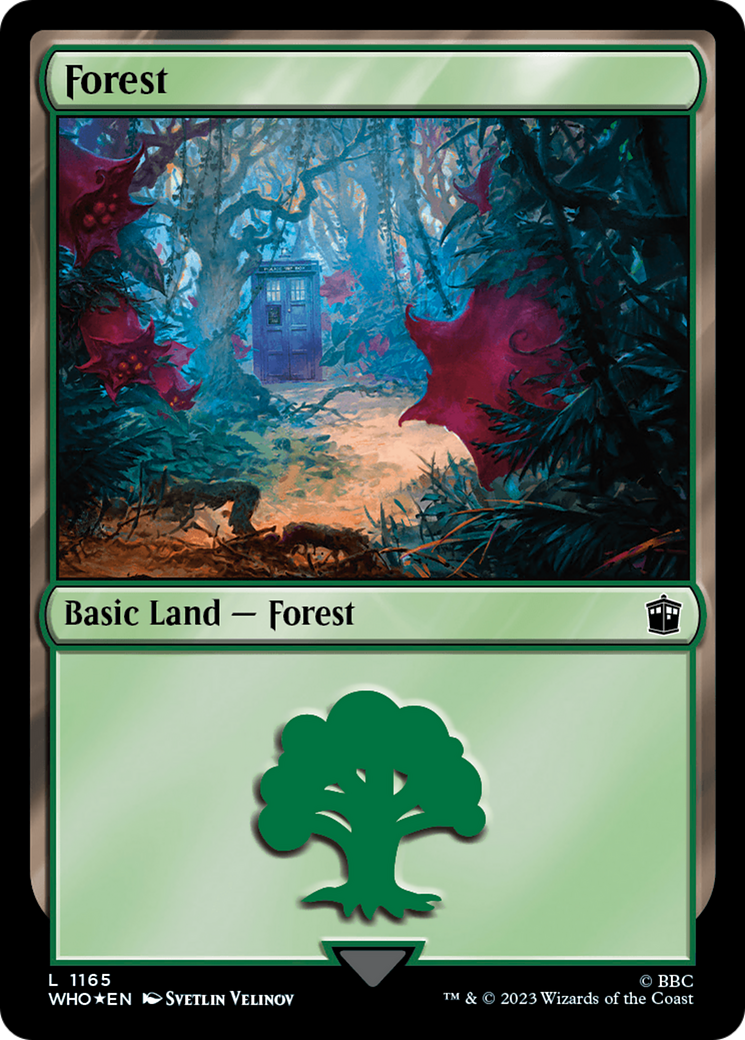 {B} Forest (1165) (Surge Foil) [Doctor Who][WHO 1165]