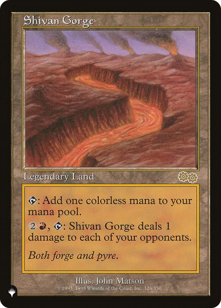 Shivan Gorge [LIST 326/350]