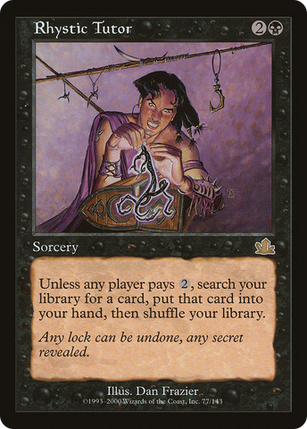 {R} Rhystic Tutor [Prophecy][PCY 077]