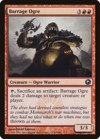 {C} Barrage Ogre [Scars of Mirrodin][SOM 083]