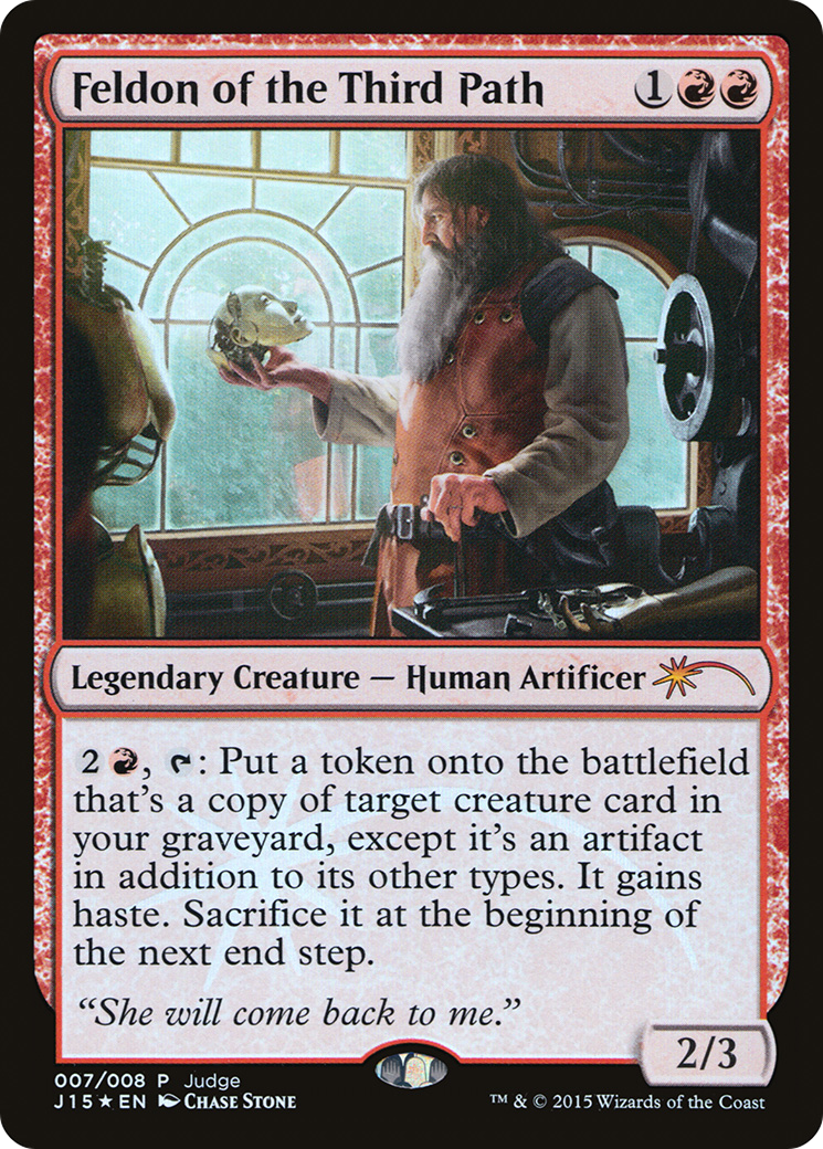 {R} Feldon of the Third Path [Judge Gift Cards 2015][PA J15 007]