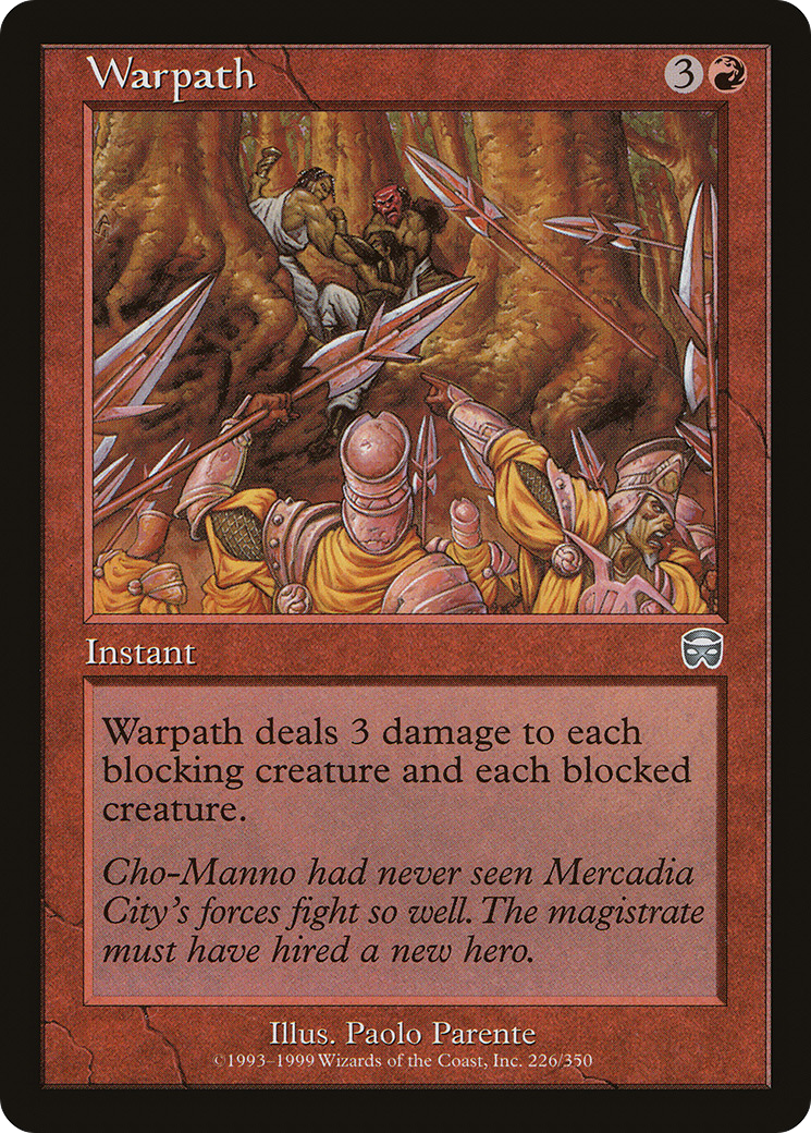 {C} Warpath [Mercadian Masques][MMQ 226]