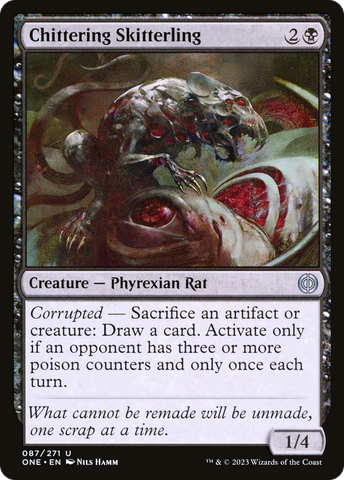 {C} Chittering Skitterling [Phyrexia: All Will Be One][ONE 087]