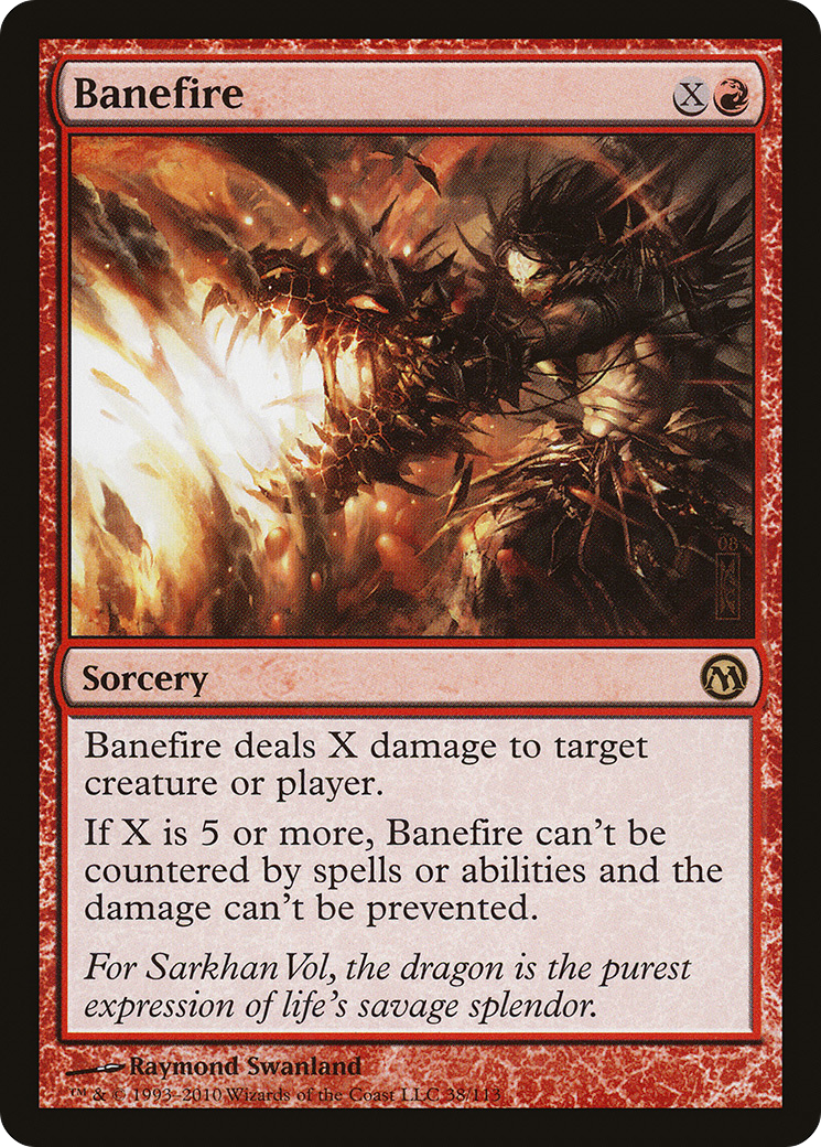 {R} Banefire [Duels of the Planeswalkers][DPA 038]