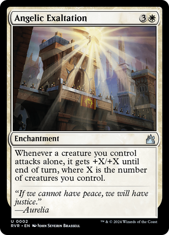 {C} Angelic Exaltation [Ravnica Remastered][RVR 002]