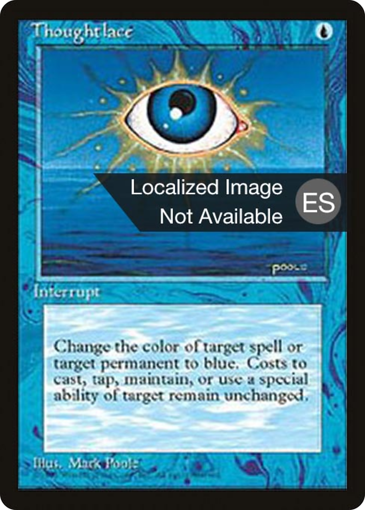 {F} Thoughtlace [Fourth Edition (Foreign Black Border)][FBB 4ED 107]