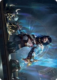 {A} Halvar, God of Battle Art Card (Gold-Stamped Signature) [Kaldheim Art Series][GS AKHM 002]