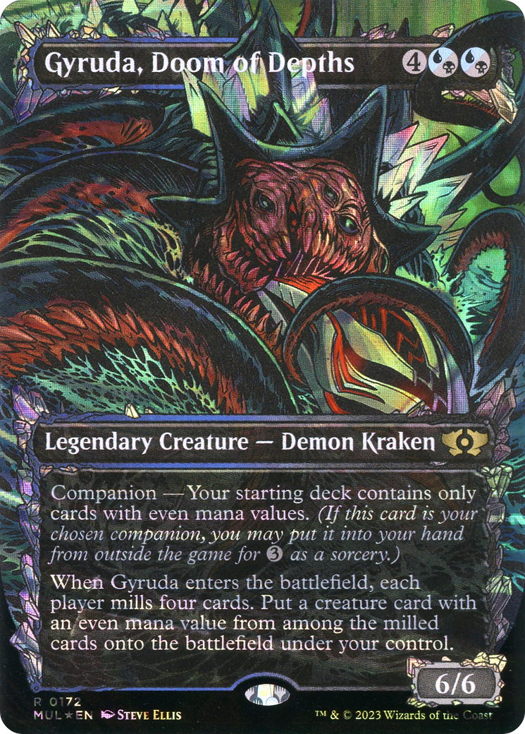 {R} Gyruda, Doom of Depths (Halo Foil) [Multiverse Legends][MUL 172]