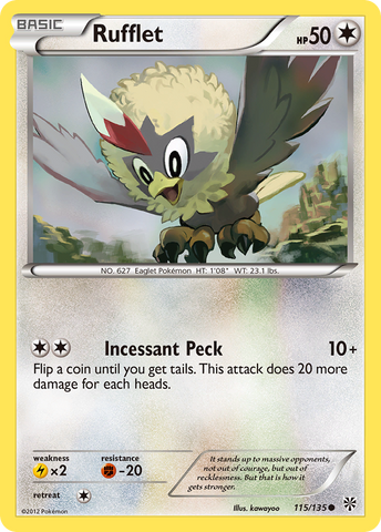 [PKM-C] Rufflet (115/135) [Black & White: Plasma Storm]