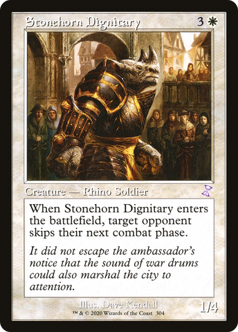 {R} Stonehorn Dignitary (Timeshifted) [Time Spiral Remastered][TSR 304]
