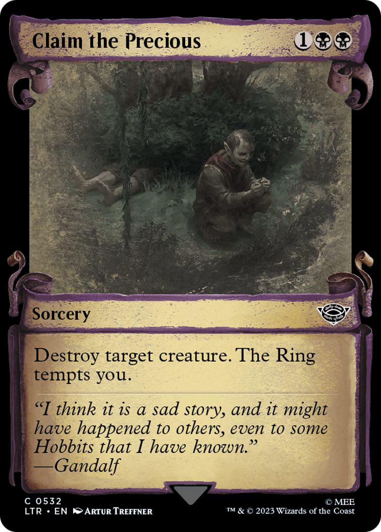 {C} Claim the Precious [The Lord of the Rings: Tales of Middle-Earth Showcase Scrolls][LTR 532]