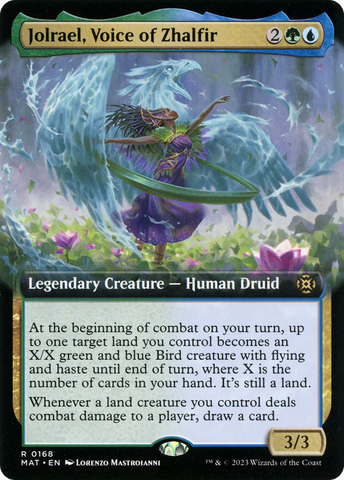 {R} Jolrael, Voice of Zhalfir (Extended Art) [March of the Machine: The Aftermath][MAT 168]