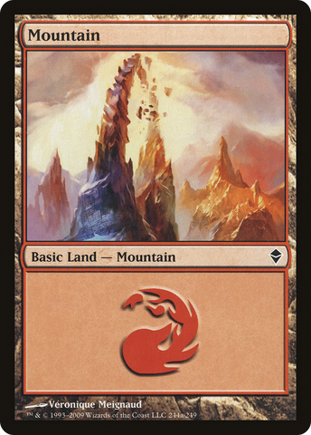 {B}[ZEN 244] Mountain (244a) [Zendikar]