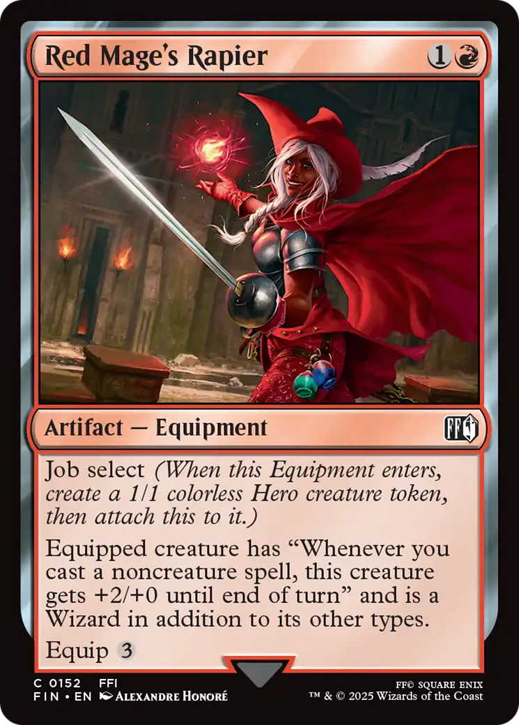 {@@FIN C} Red Mage's Rapier [FINAL FANTASY][FIN 152]