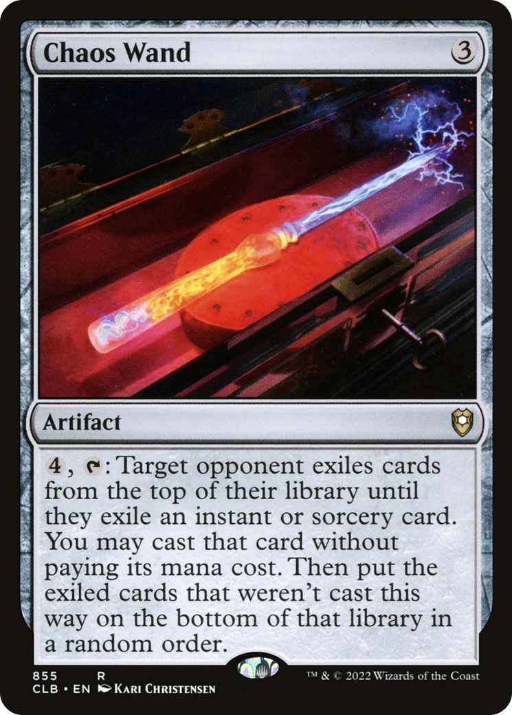 {R} Chaos Wand [Commander Legends: Battle for Baldur's Gate][CLB 855]