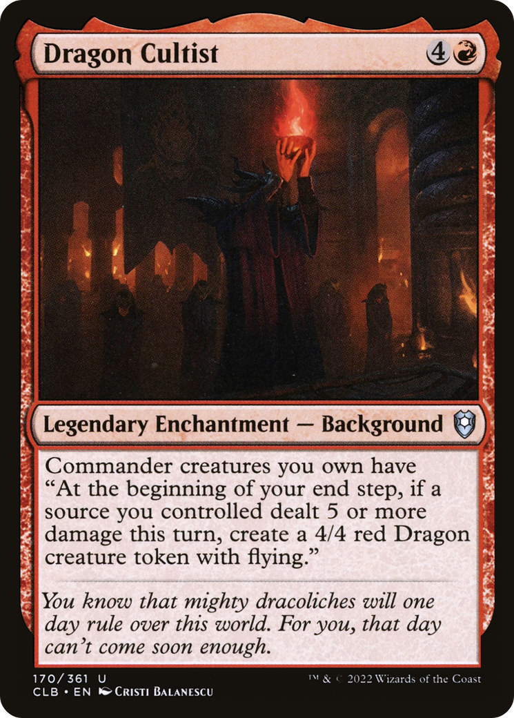 {C} Dragon Cultist [Commander Legends: Battle for Baldur's Gate][CLB 170]