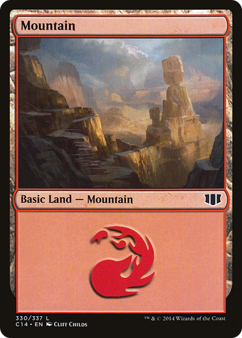 {B}[C14 330] Mountain (330) [Commander 2014]