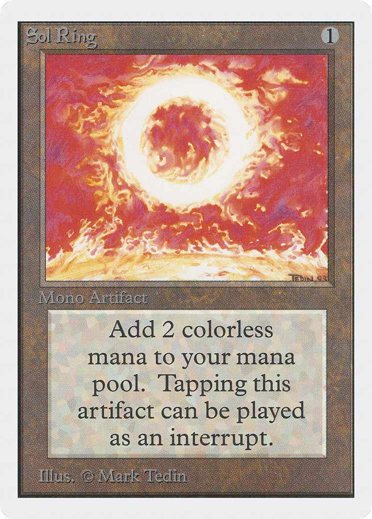 {C} Sol Ring [Unlimited Edition][2ED 270] - Misty Mountain Games
