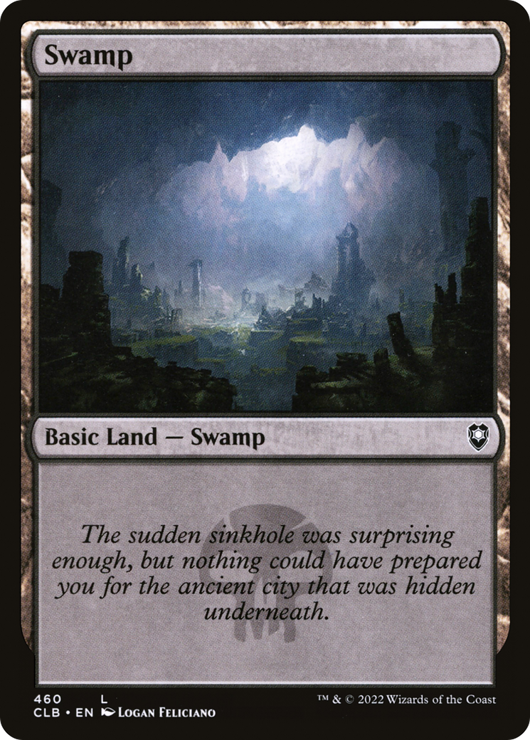 {B}[CLB 460] Swamp (460) [Commander Legends: Battle for Baldur's Gate]