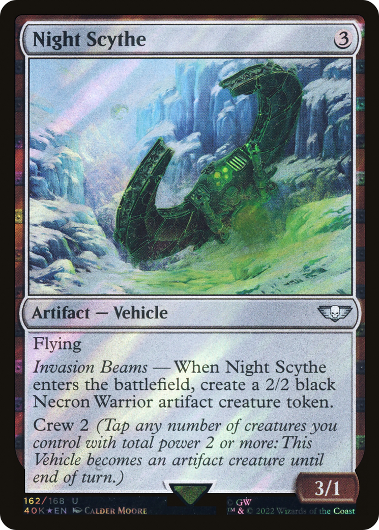 {C} Night Scythe (Surge Foil) [Universes Beyond: Warhammer 40,000][SF 40K 162]