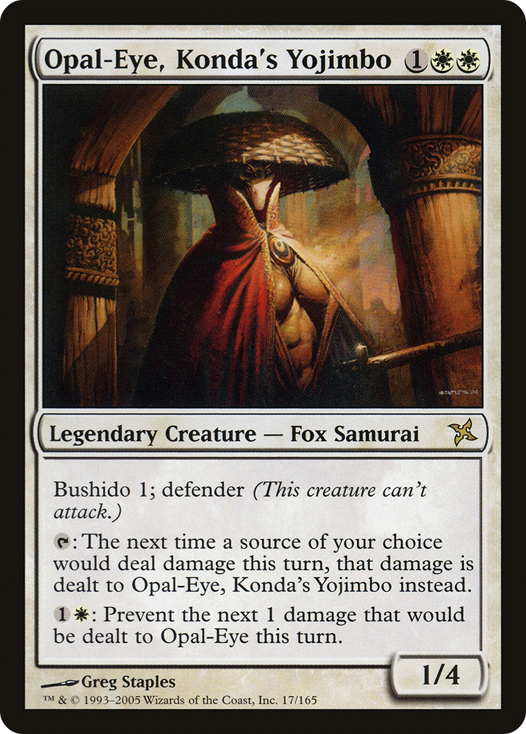 {R} Opal-Eye, Konda's Yojimbo [Betrayers of Kamigawa][BOK 017] - Misty Mountain Games