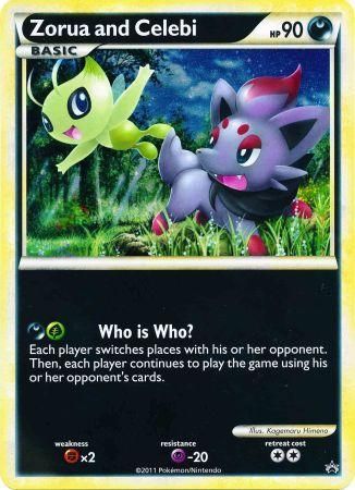 [JUM PKM-R] Zorua and Celebi (Jumbo Card) [Miscellaneous Cards & Products]