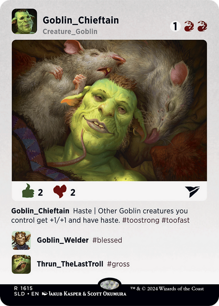 {R} Goblin Chieftain [Secret Lair Drop Series][SLD 1615]