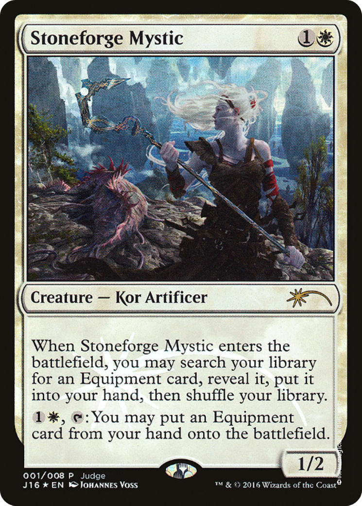 {R} Stoneforge Mystic [Judge Gift Cards 2016][PA J16 001]
