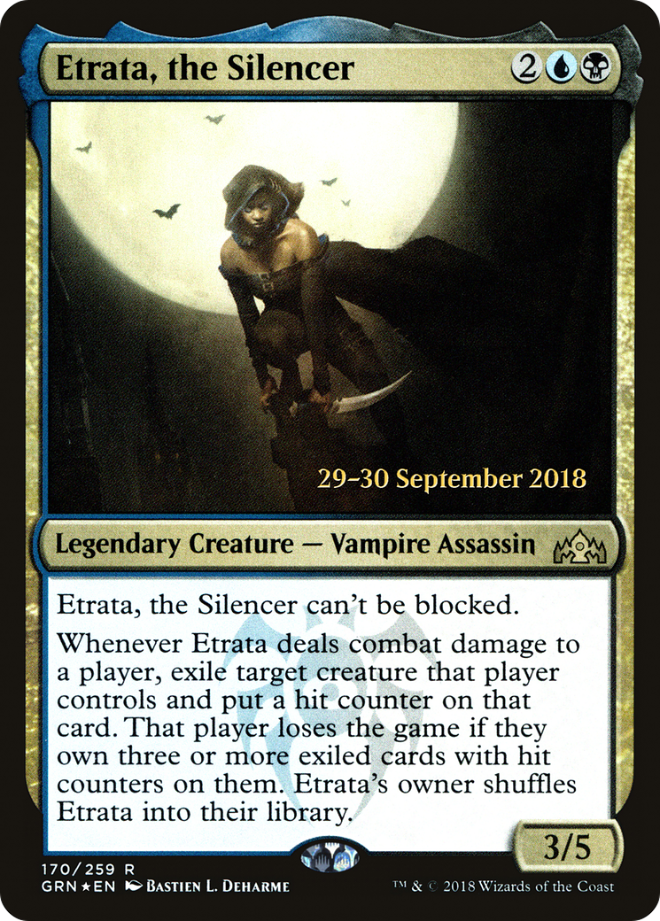 {R} Etrata, the Silencer [Guilds of Ravnica Prerelease Promos][PR GRN 170]