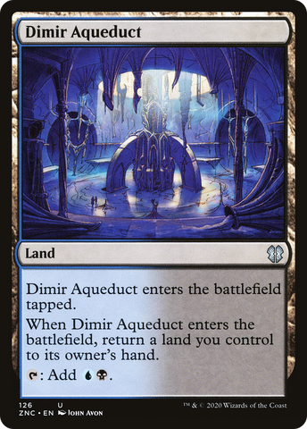 {C} Dimir Aqueduct [Zendikar Rising Commander][ZNC 126]