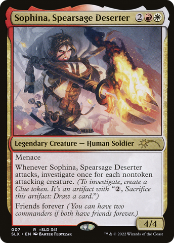 {R} Sophina, Spearsage Deserter [Secret Lair: Universes Within][SLX 007]