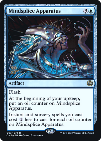 {R} Mindsplice Apparatus [Phyrexia: All Will Be One Prerelease Promos][PR ONE 063]