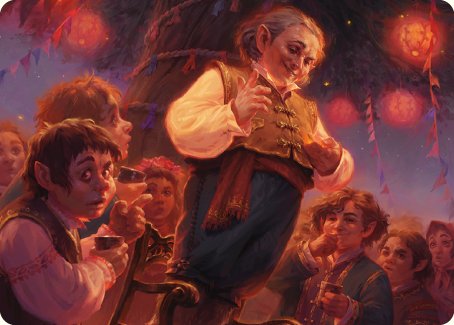 {A} Bilbo, Retired Burglar Art Card [The Lord of the Rings: Tales of Middle-earth Art Series][ALTR 014]