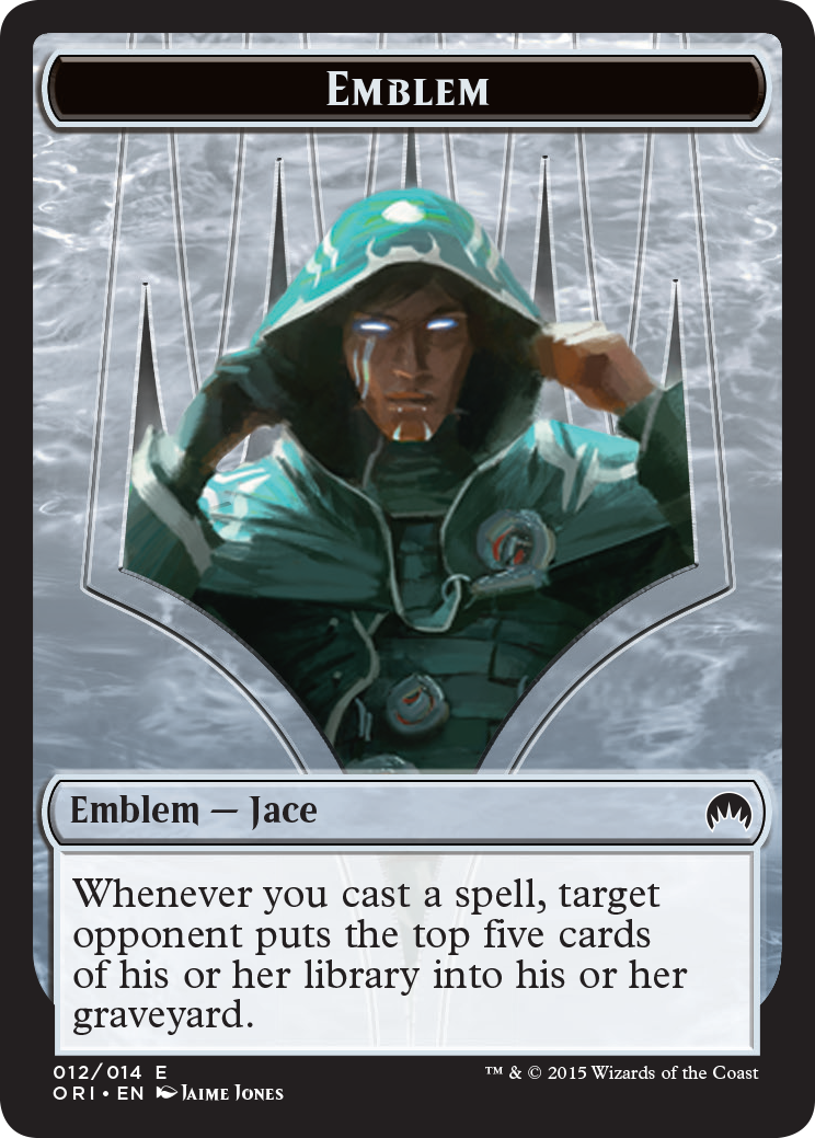 {T} Pest // Jace, Telepath Unbound Emblem Double-Sided Token [Secret Lair: From Cute to Brute Tokens][TSLD 000]