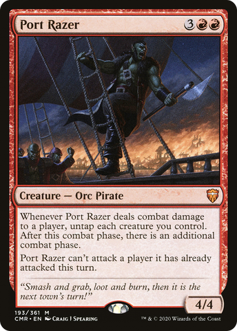 {R} Port Razer [Commander Legends][CMR 193]