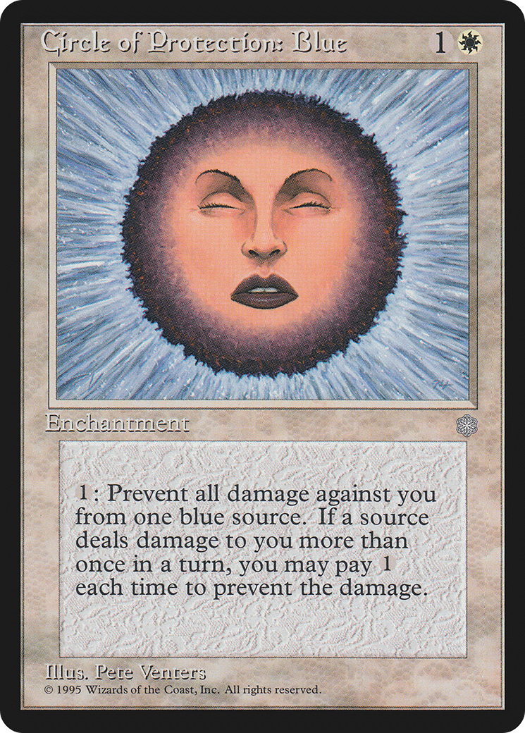 {C} Circle of Protection: Blue [Ice Age][ICE 013]