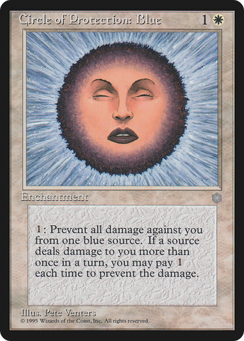 {C} Circle of Protection: Blue [Ice Age][ICE 013]