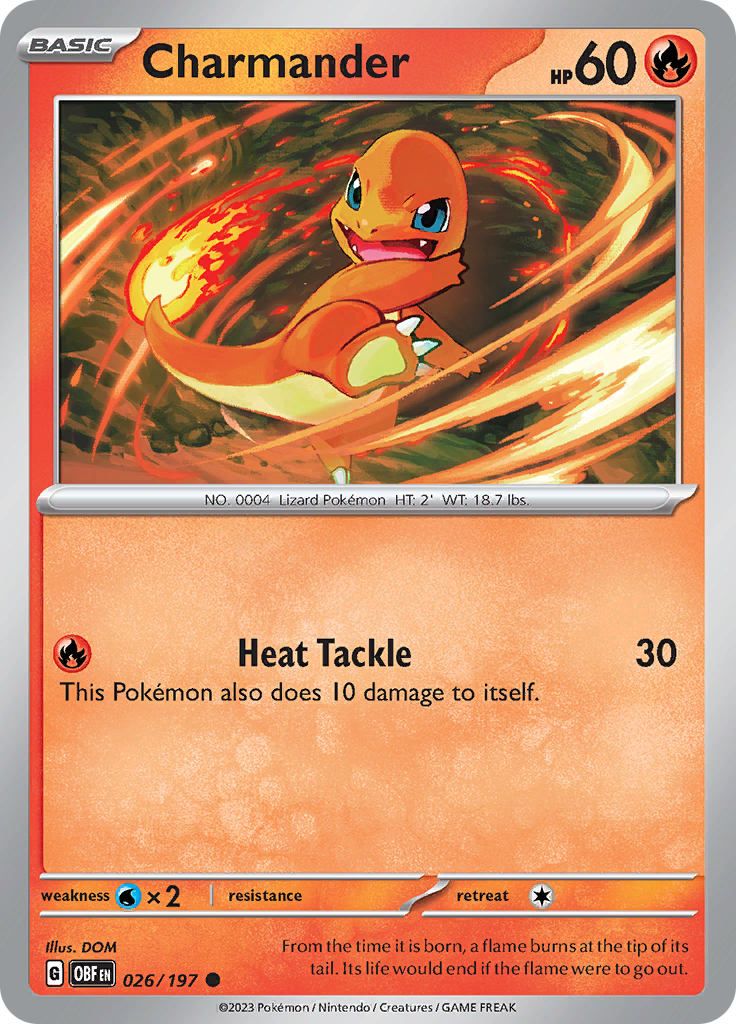 Charmander 26 - SV03 Obsidian Flames