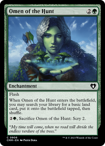{C} Omen of the Hunt [Commander Masters][CMM 906]