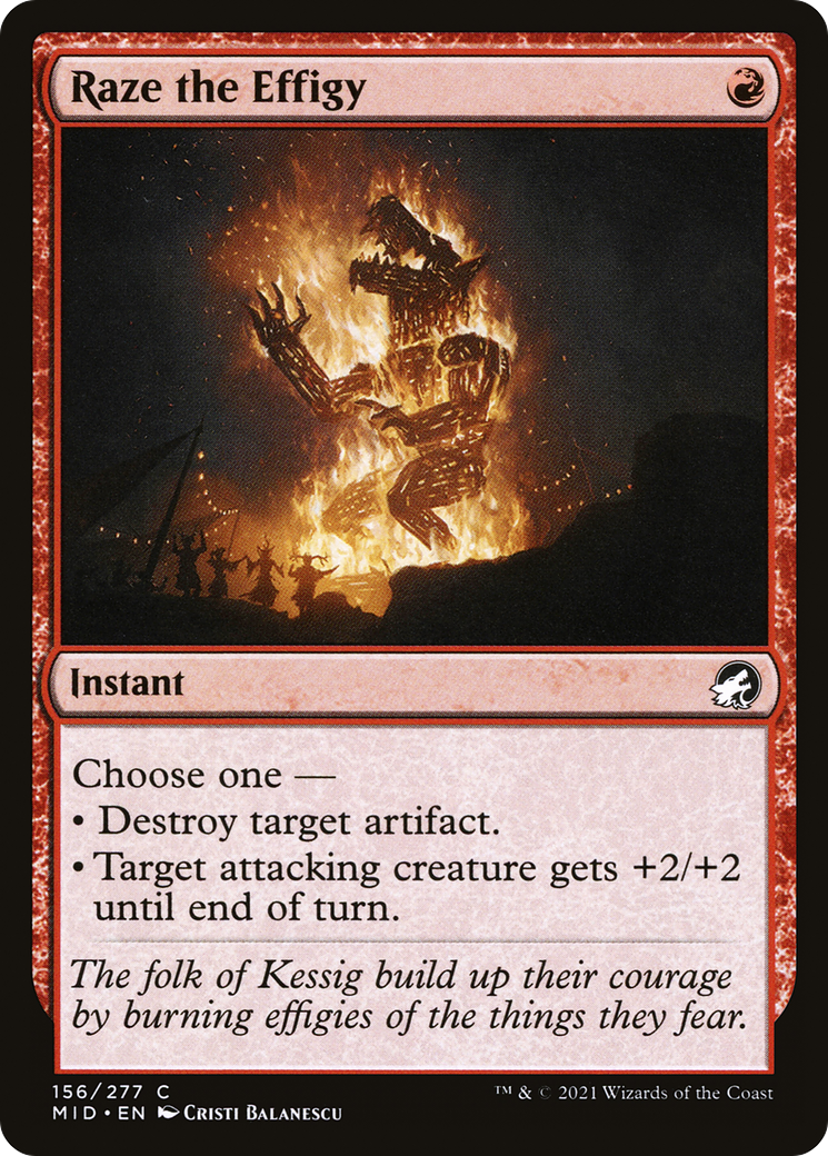 {C} Raze the Effigy [Innistrad: Midnight Hunt][MID 156]
