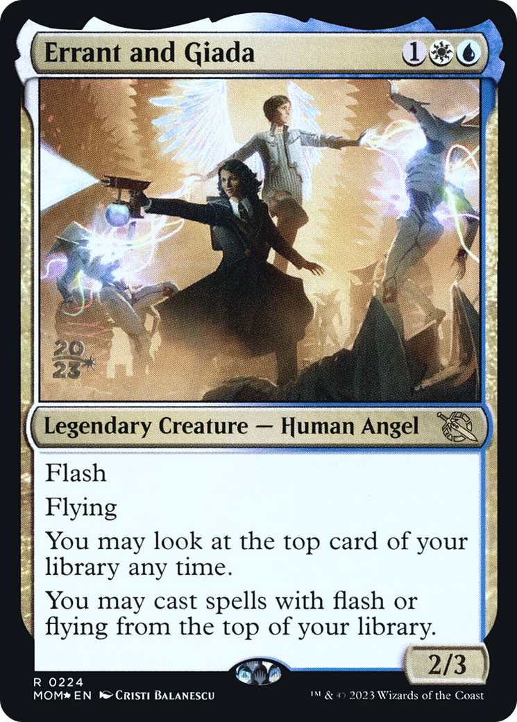 {R} Errant and Giada [March of the Machine Prerelease Promos][PR MOM 224]